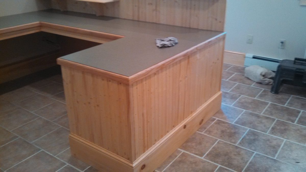 New Pine Interior Cabinets and Trim